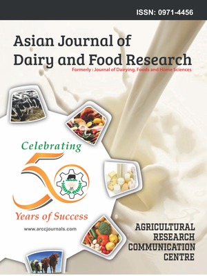 Asian Journal of Dairy and Food Research